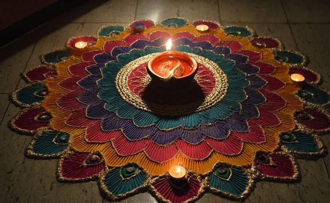 rangoli design idea for diwali