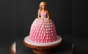 Barbie Gown birthday Cake