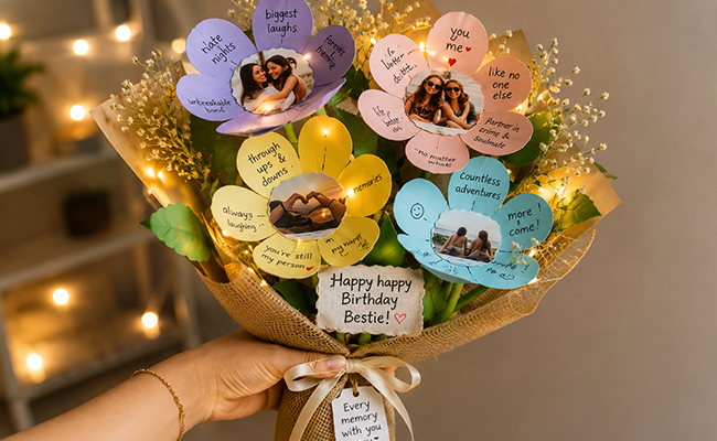 personalised bouquet