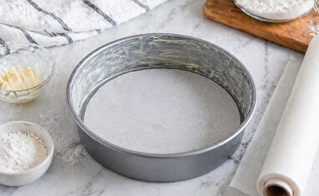 Grease and Line the Pan