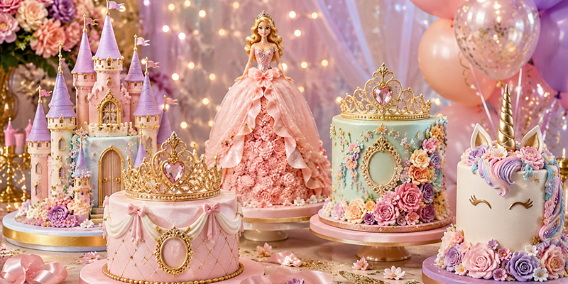 Trending Princess Cake Designs for Girls