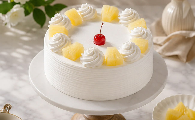 Classic Pineapple Cream Cake