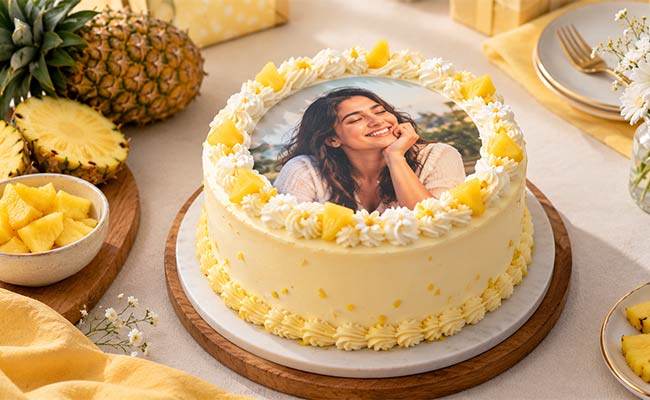 Photo Pineapple Cake