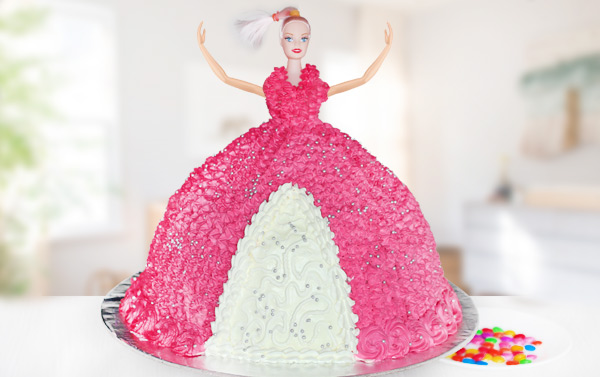 Princess Cake for Girl's Birthday Celebration Princess Cake for Girl's Birthday Celebration