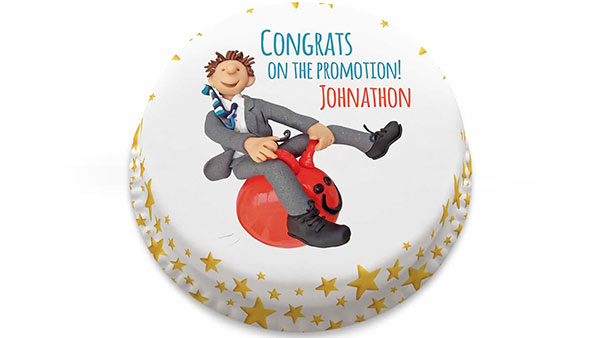 Celebrate the Promotion in Office with a Scrumptious Cake