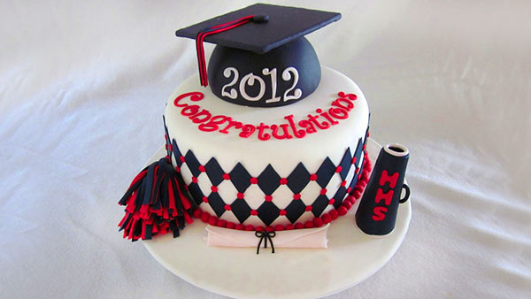  Celebrate Graduation Completion by Cutting Cake