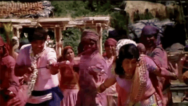 Holi Ke Din - A famous Holi song from film Sholay