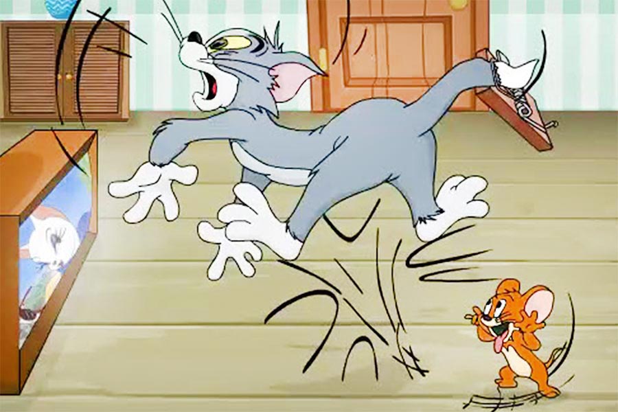 Tom get threatened of being killed in a fight with Jerry