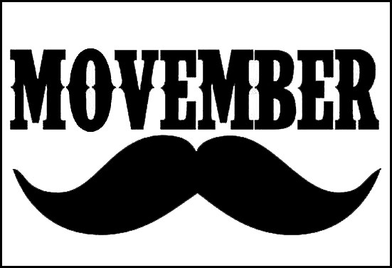 Movember moustache - No shave november awareness