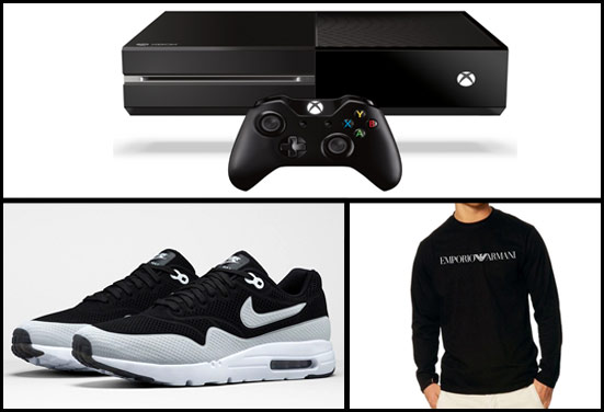 Video games, sneakers, designer shirt - Rakhi Gifts for College going Brother