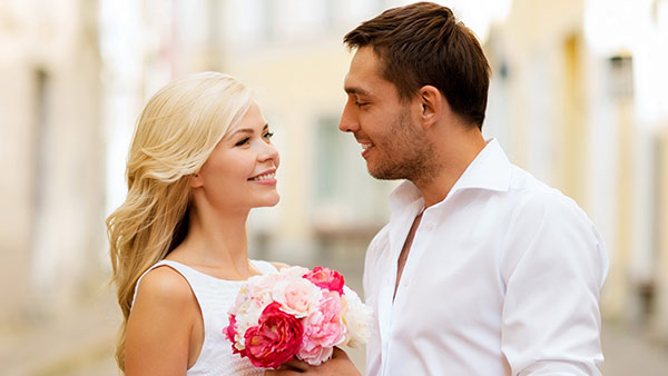 A couple in a healthy relationship A couple in a healthy relationship