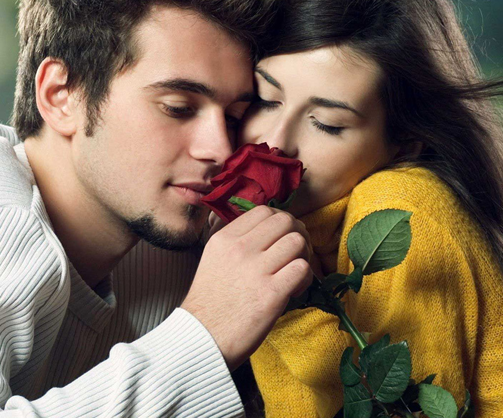 A Beautiful Couple Celebrating Valentine's Day - A Day of Romance A Beautiful Couple Celebrating Valentine's Day - A Day of Romance