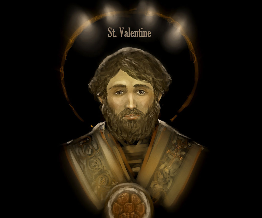St. Valentine - A Third-century Roman Saint who inspired the marriages of young lovers in Rome St. Valentine - A Third-century Roman Saint who inspired the marriages of young lovers in Rome