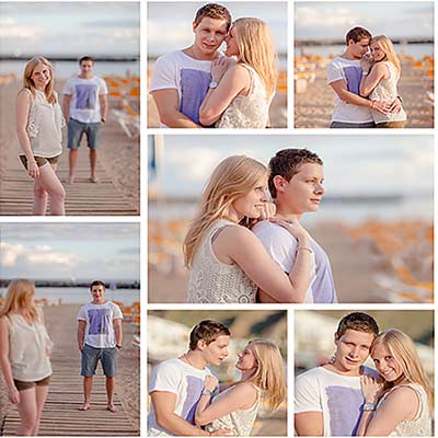  A Photo collage of happy couples