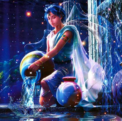 Symbol of Aquarius Zodiac Sign Symbol of Aquarius Zodiac Sign
