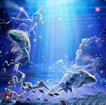 Symbol of Pisces Zodiac Sign Symbol of Pisces Zodiac Sign